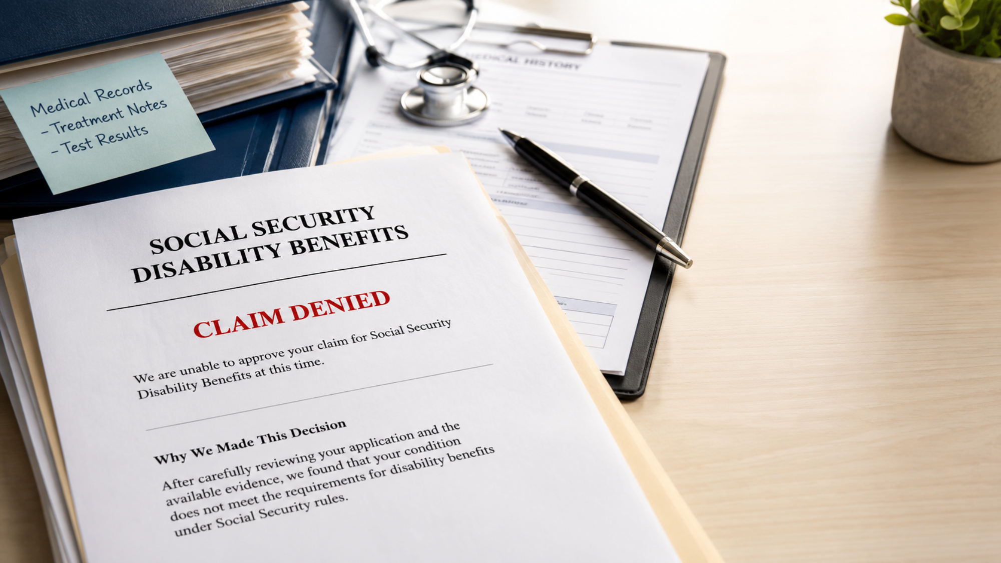 Why Most SSDI Claims Get Denied the First Time 